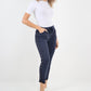 Side Diamante Drawstring Magic Pants