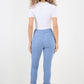 Side Diamante Drawstring Magic Pants