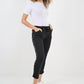Side Diamante Drawstring Magic Pants