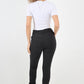 Side Glitter Ribbon Drawstring Magic Pants