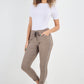 Side Glitter Ribbon Drawstring Magic Pants