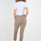 Side Glitter Ribbon Drawstring Magic Pants