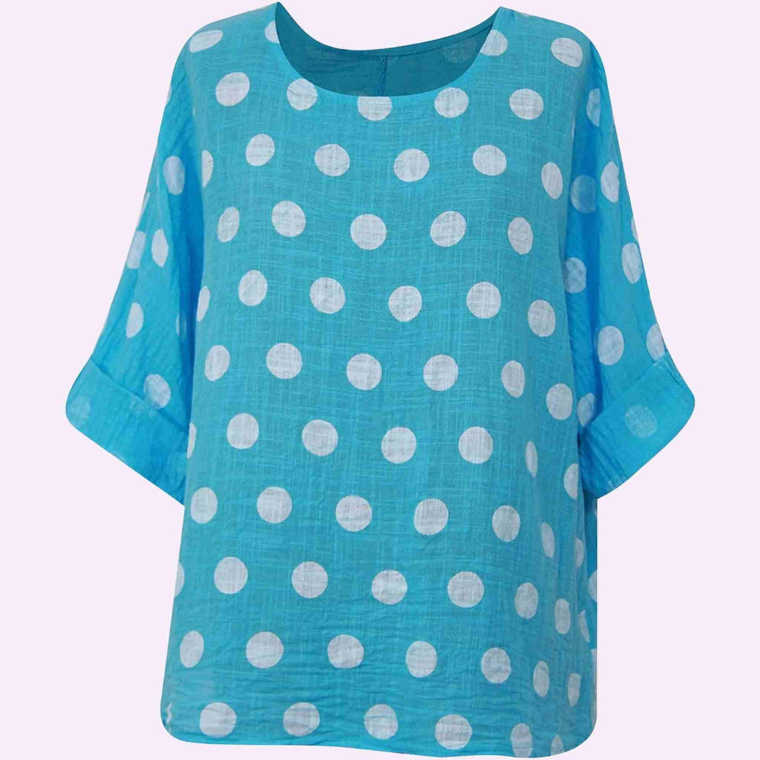 Italian Polka Dotted Top