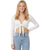 Women’s Tie Up Bolero Shrug Cropped Cardigan