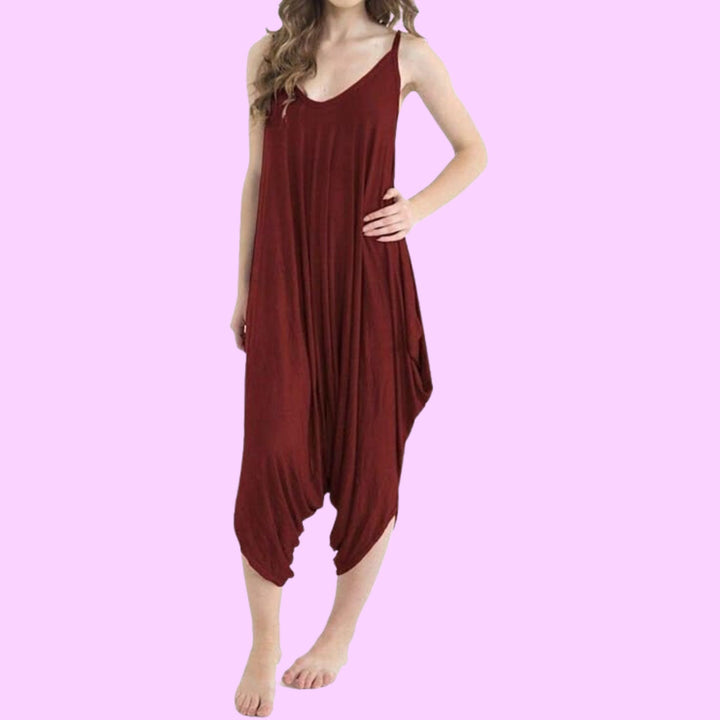 V-Neck Jumpsuit