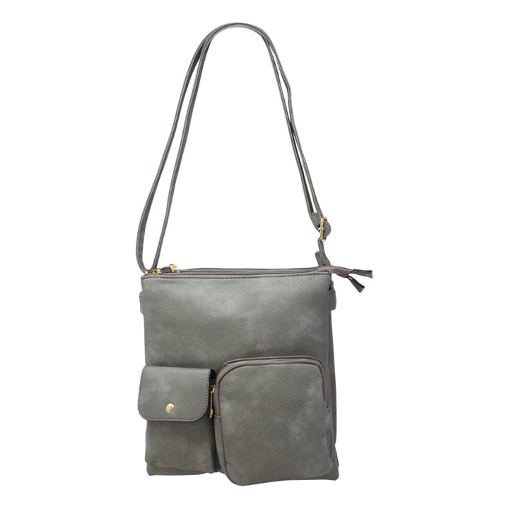 Double Pockets Crossbody