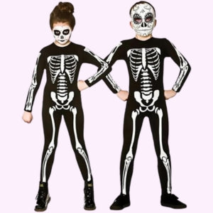 Kids Unisex Boys Skeleton Jumpsuit