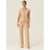 3-gold button short sleeve set
