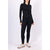 Ribbed knit set top button closure leggings
