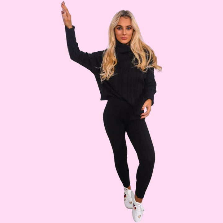 CABLE Knitted Tracksuit