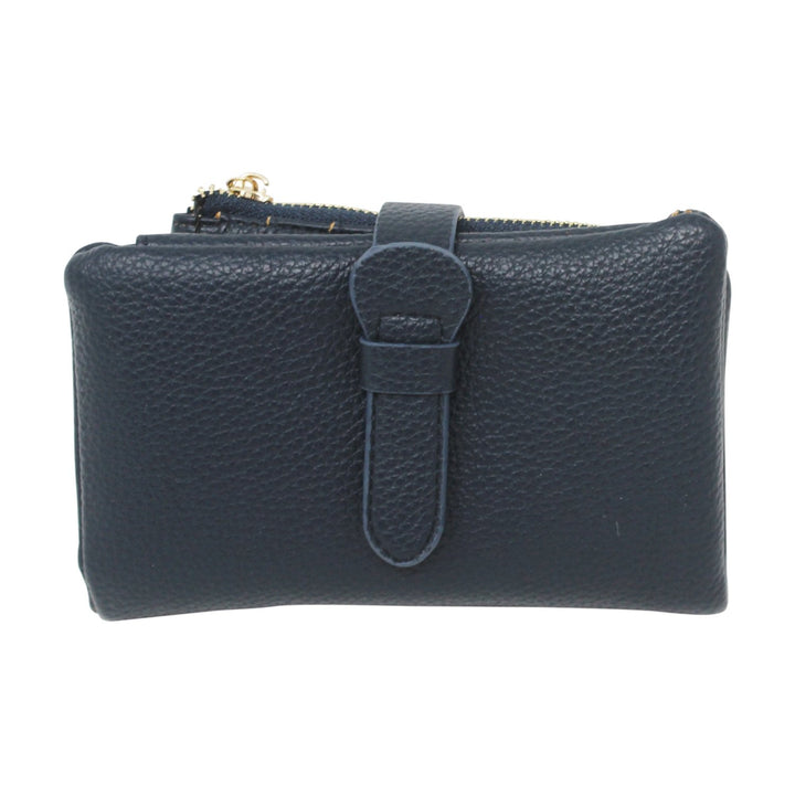 Short Folded Purse with Strap Buckle