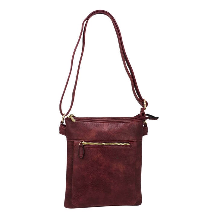 Crossbody Bag With Zipped Front Pocket