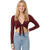 Women’s Tie Up Bolero Shrug Cropped Cardigan