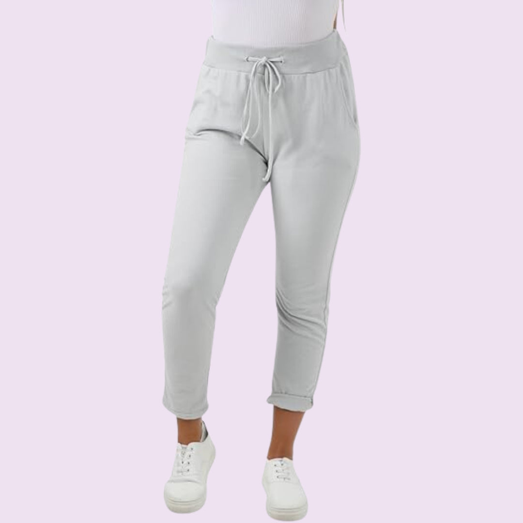 Plain Drawstring Magic Joggers