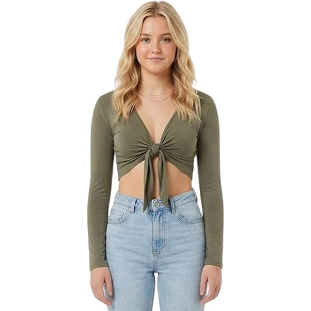 Women’s Tie Up Bolero Shrug Cropped Cardigan
