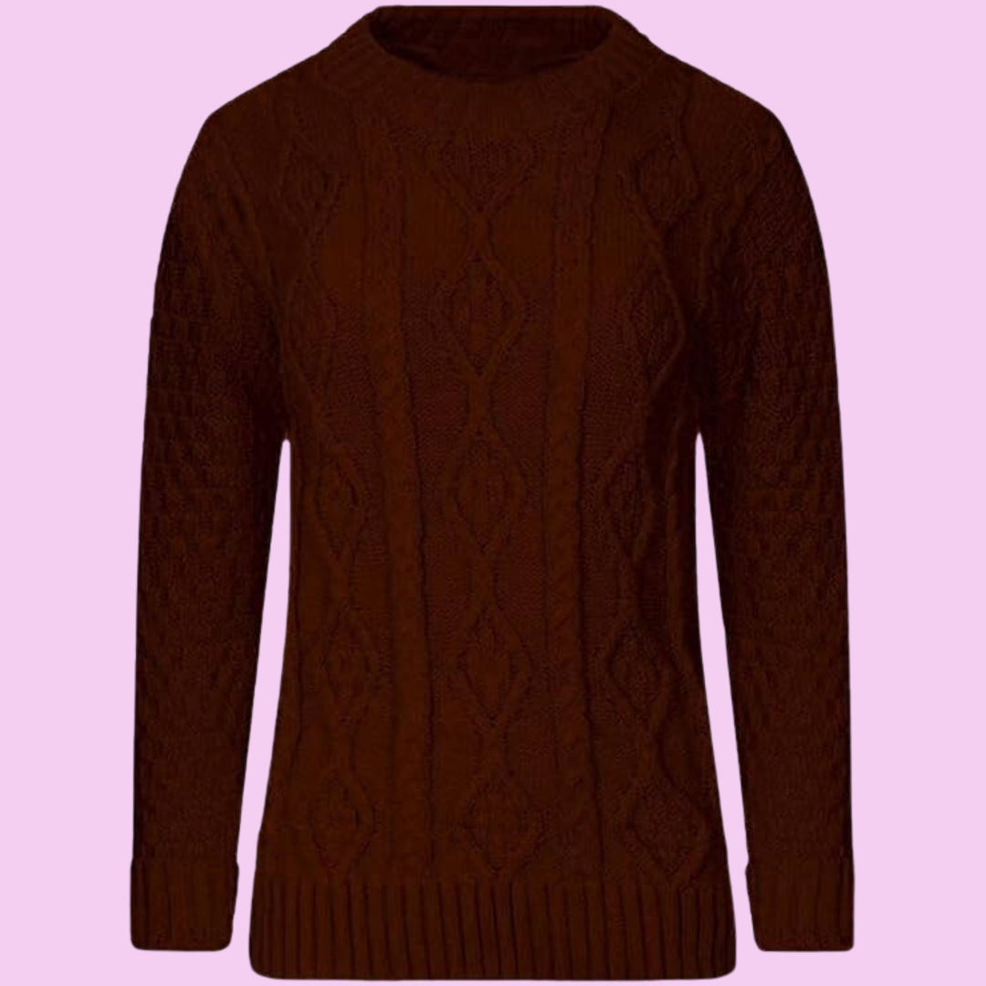 Crew Neck Long Sleeve Jumper