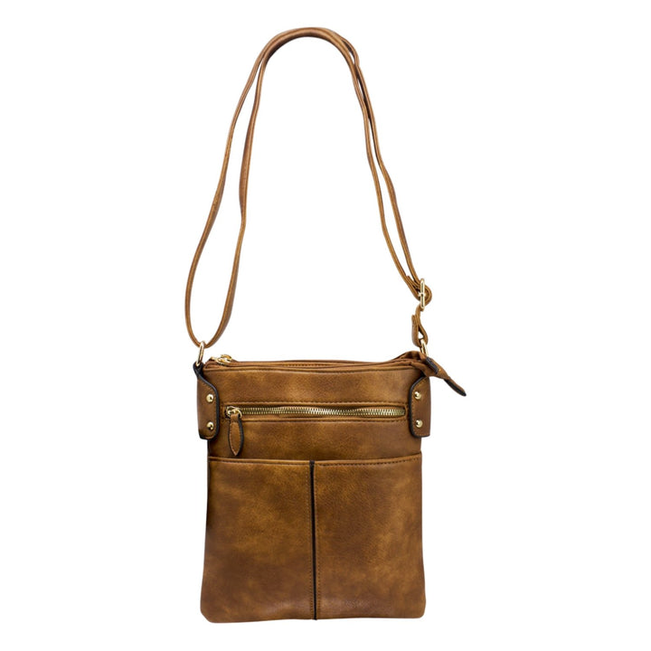 Crossbody Bag with Double Front Pockets