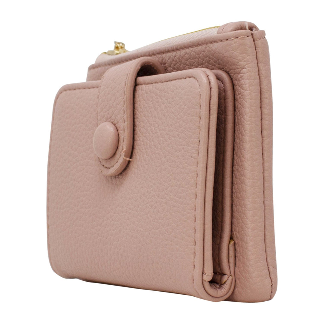 Medium Folded Purse with Button Strap