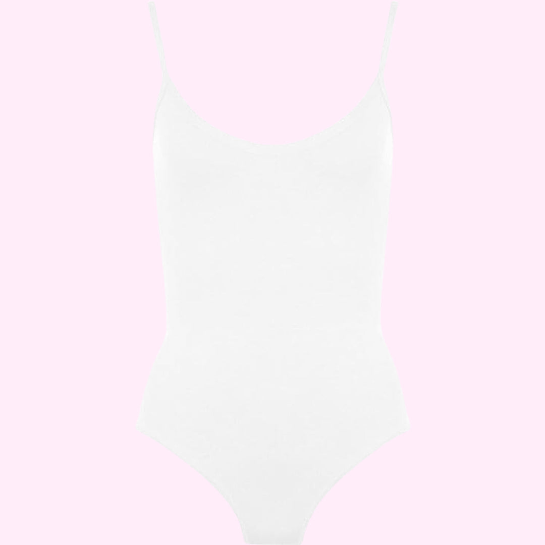 Ladies Sleeveless Strappy Cami Bodysuit