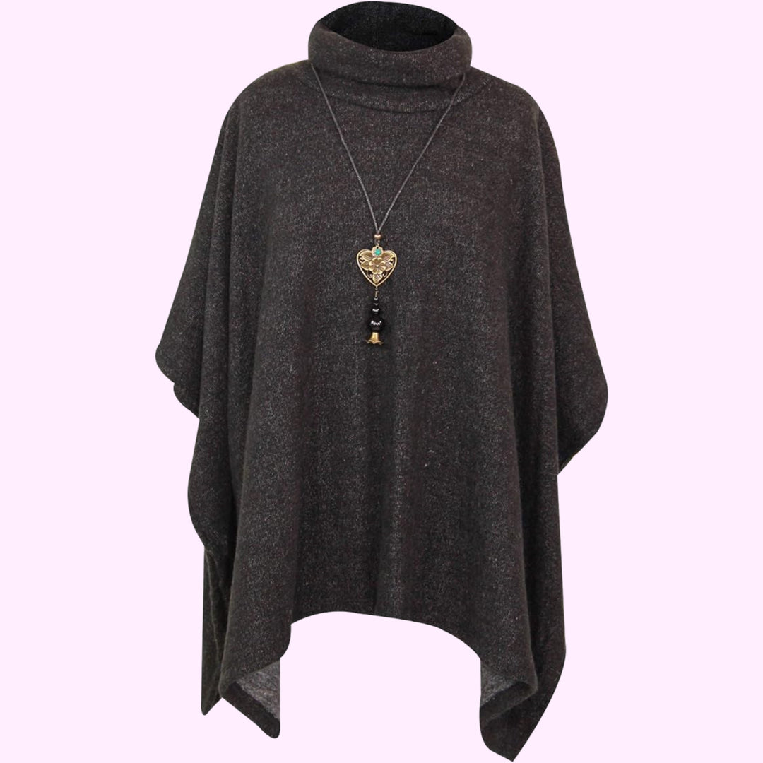 Italian Cowl Neck Poncho