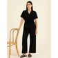 Italian Ladies Short Sleeve Tie Waisted Co-ord Set