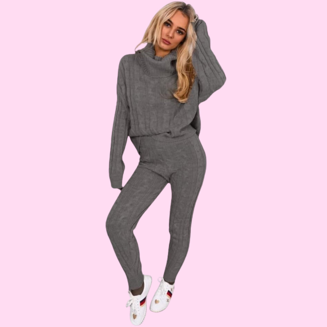 CABLE Knitted Tracksuit