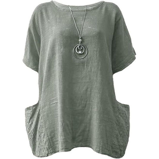 Italian Lace Pocket Top