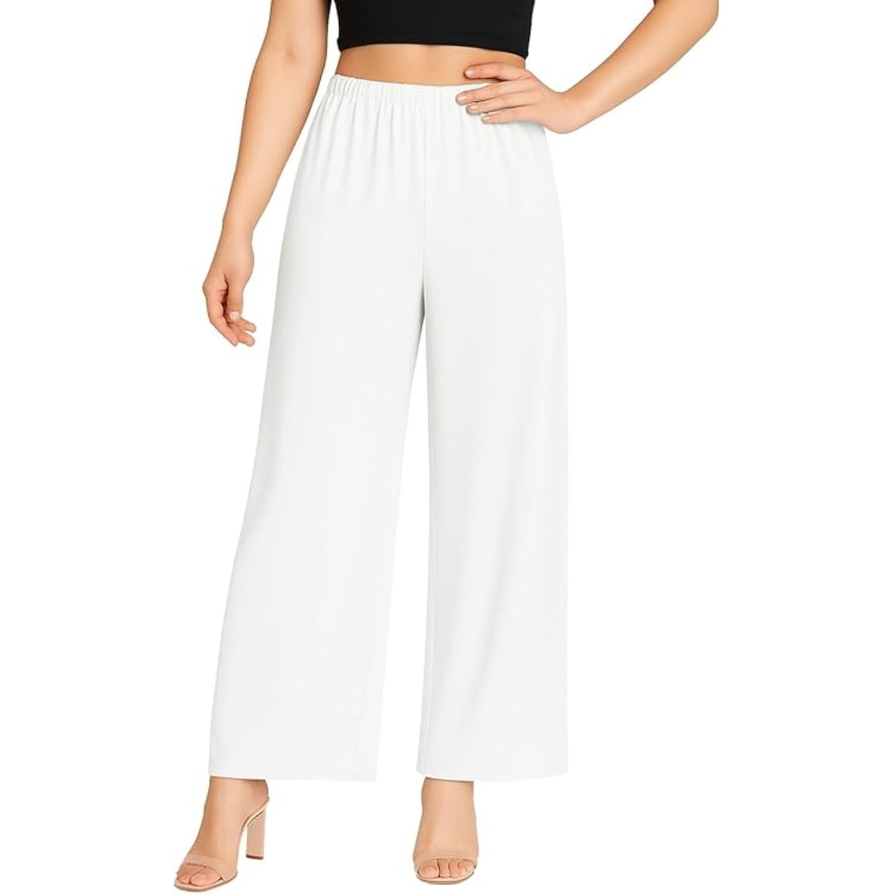 Flared Wide Leg Palazzo Full Length Long Trousers