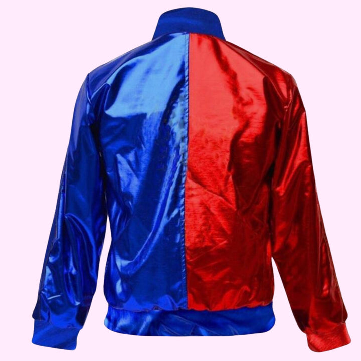 Kids Red Blue Bomber Jacket