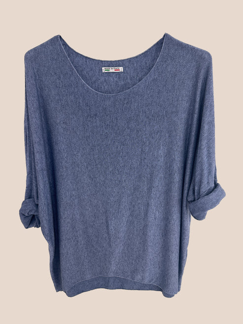 Plain Knit Sweater Top