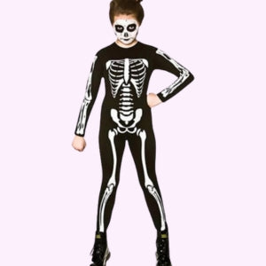 Kids Unisex Boys Skeleton Jumpsuit