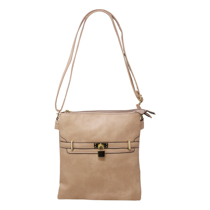 Small Front Lock Crossbody Bag