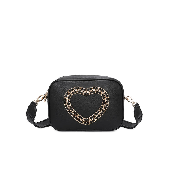 JM1356 Heart embroidered Cross body bag