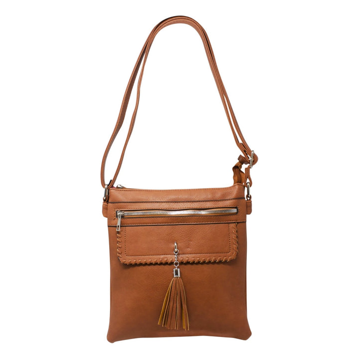 Crossbody with Braided Edge Flap