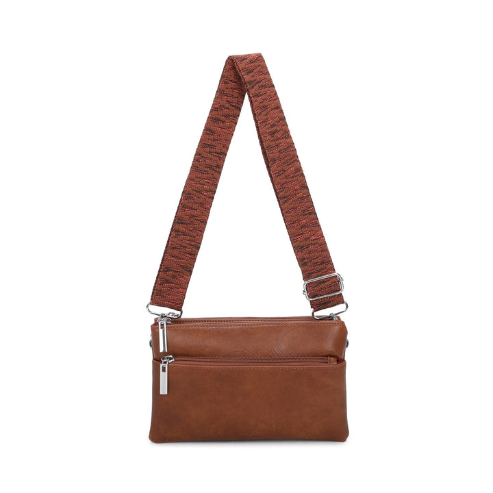 Zipped Compartments Crossbody Bag