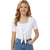 Women’s Tie Up Crop Bolero Shrug Cap Sleeve