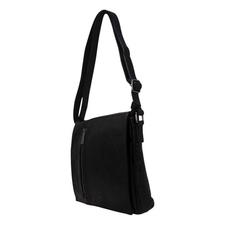 Classic Crossbody Bag with Front Zipper