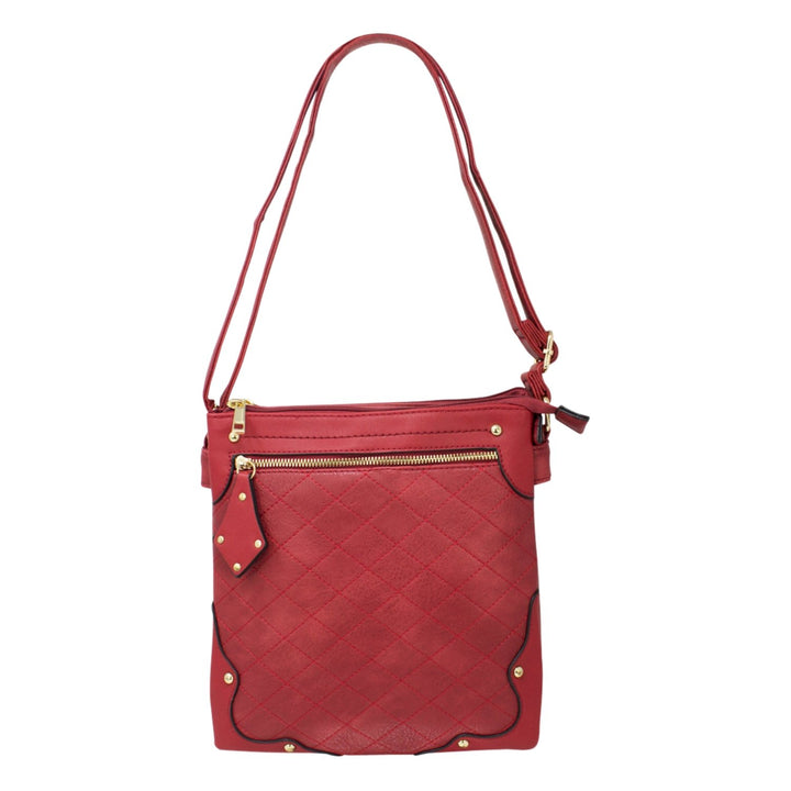 Front Zipped Pocket Crossbody Bag