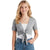 Women’s Tie Up Crop Bolero Shrug Cap Sleeve