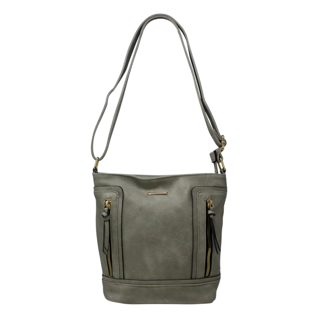 Front Double Zip Alpini Ladies Crossbody