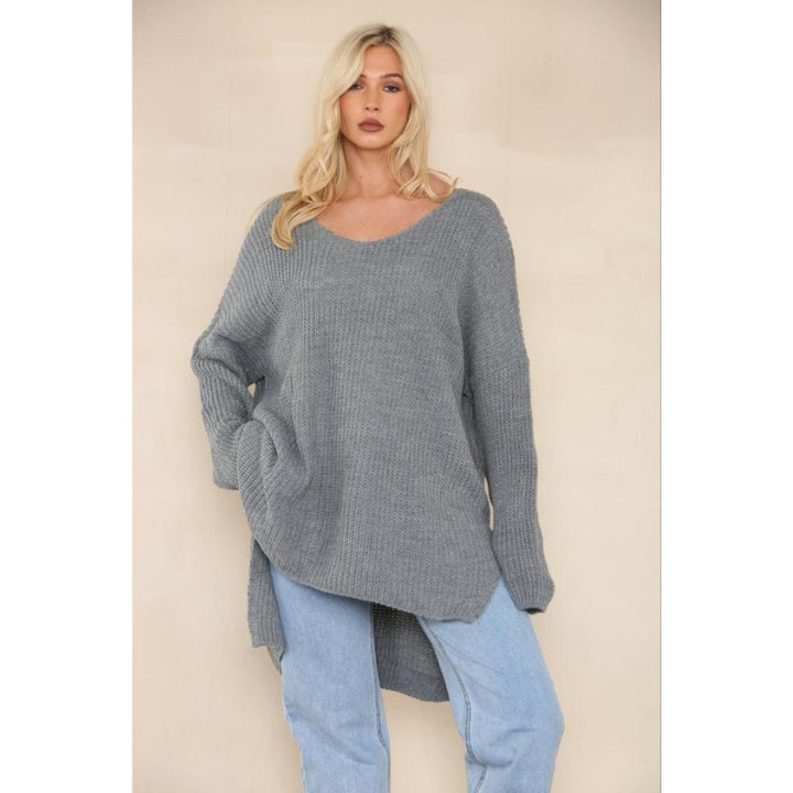 Ribbed Oversized Jumper