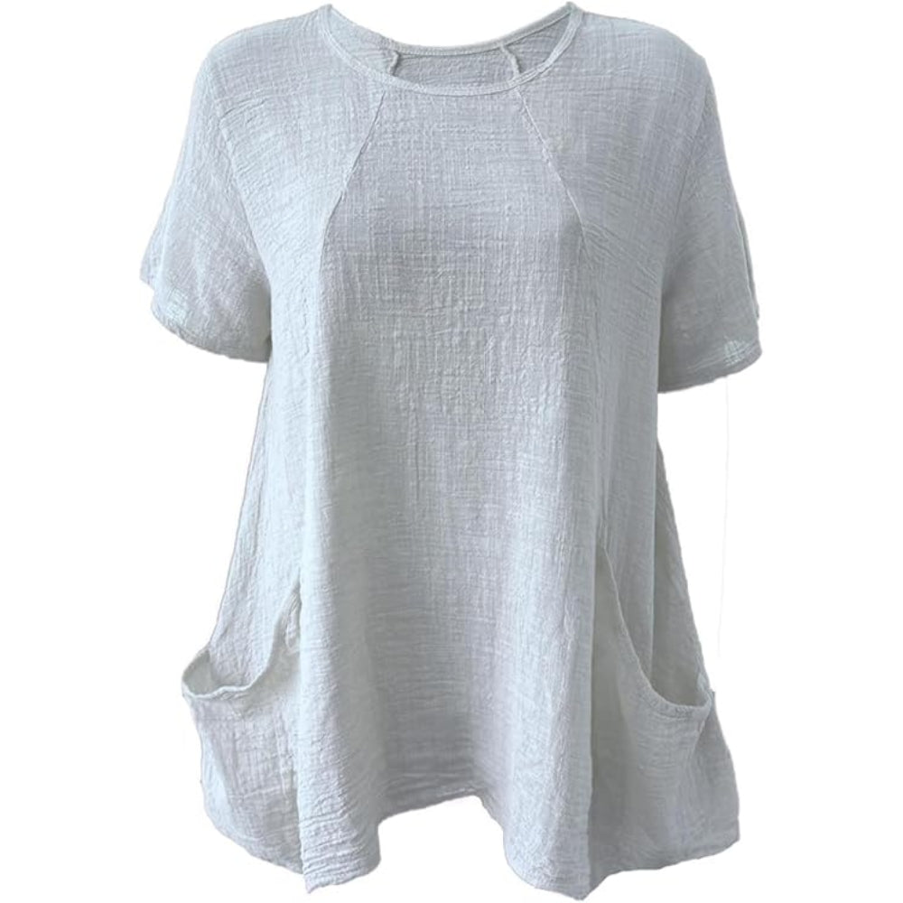 Italian Hanky Hem T-Shirt Tops