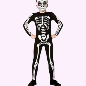 Kids Unisex Boys Skeleton Jumpsuit