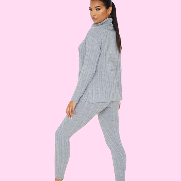 CABLE Knitted Tracksuit