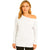 Off Shoulder Batwing Top Long Sleeve