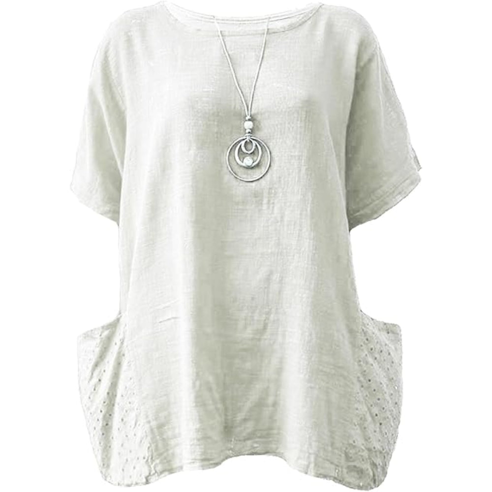 Italian Lace Pocket Top