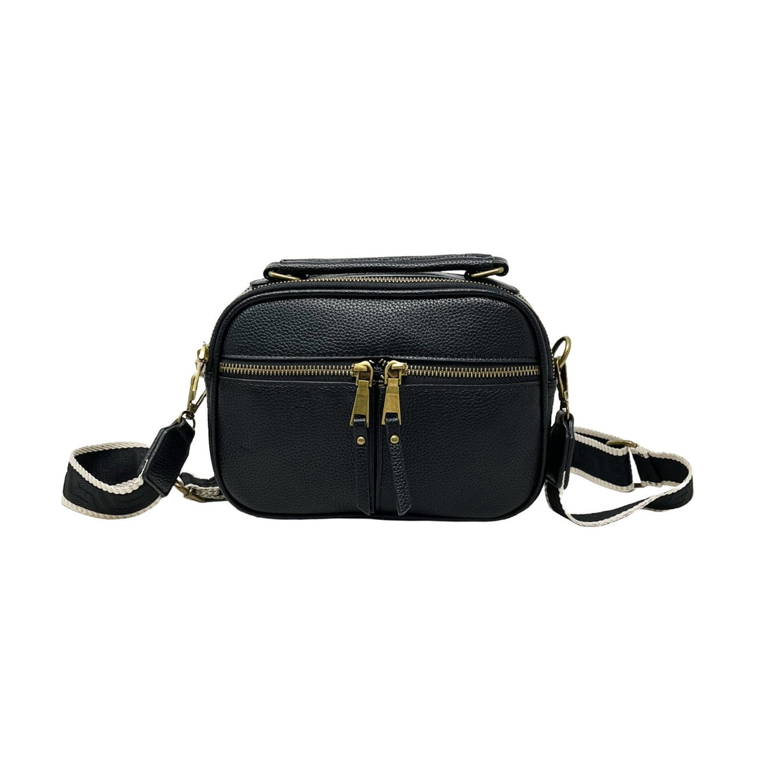 Double Zipper Small Camera Bag with Front Zips