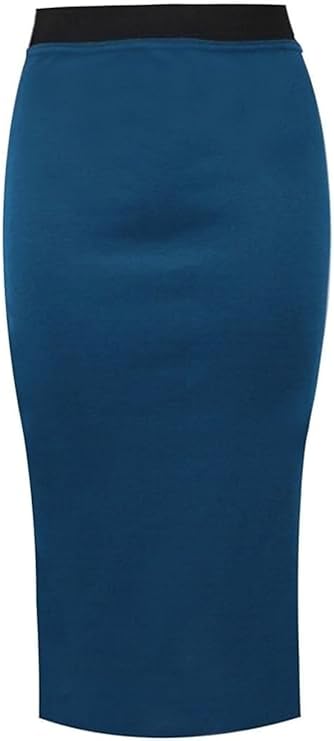 Bodycon Plain Midi Skirt