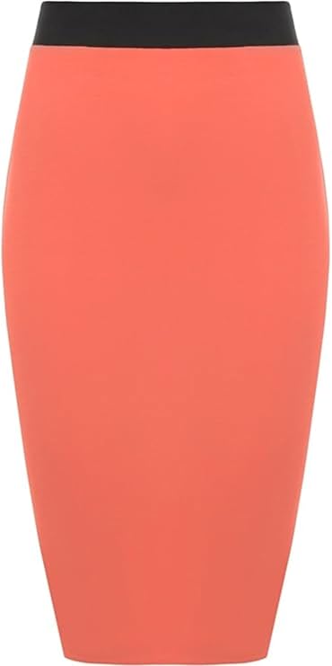 Bodycon Plain Midi Skirt