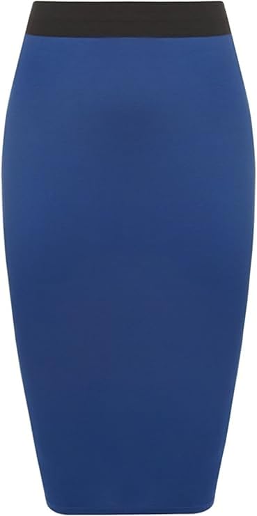 Bodycon Plain Midi Skirt